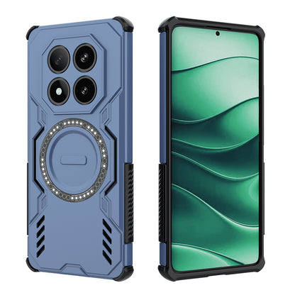 MagSafe-fodral för Xiaomi Redmi Note 14 Pro 4G, Techsuit, ArmorMag, Blå