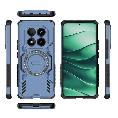 MagSafe-fodral för Xiaomi Redmi Note 14 Pro 4G, Techsuit, ArmorMag, Blå
