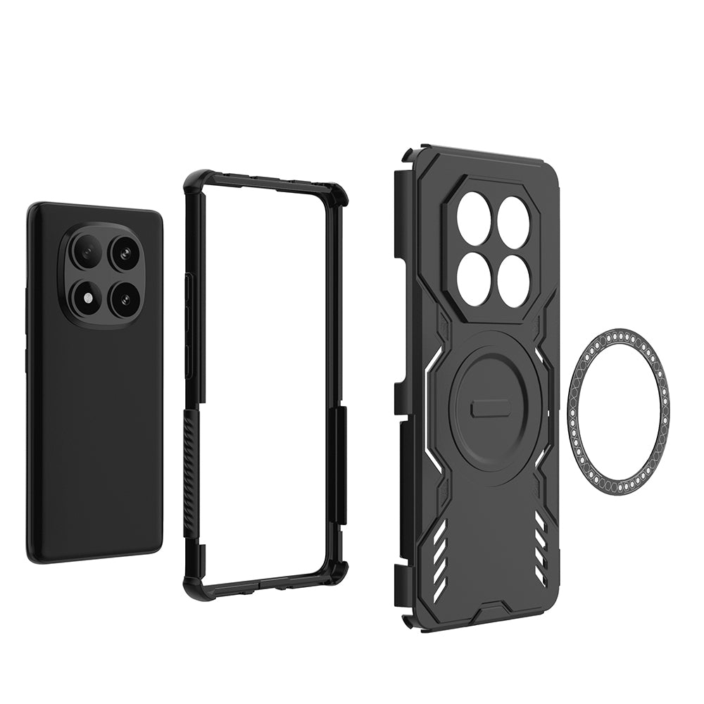 MagSafe-fodral för Xiaomi Redmi Note 14 Pro 4G, Techsuit, ArmorMag, Blå