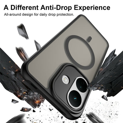 MagSafe Case for Xiaomi Redmi Note 17 4G / Note 17 5G, Techsuit, HaloFrost II, Black