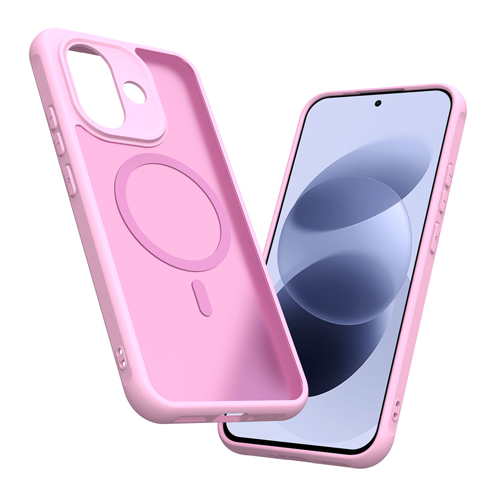MagSafe-skal för Xiaomi Redmi Note 17 4G / Note 17 5G, Techsuit, HaloFrost II, rosa