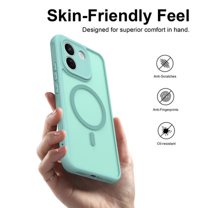 MagSafe-skal för Xiaomi Redmi Note 17 Pro, Techsuit, HaloFrost II, ljusgrön
