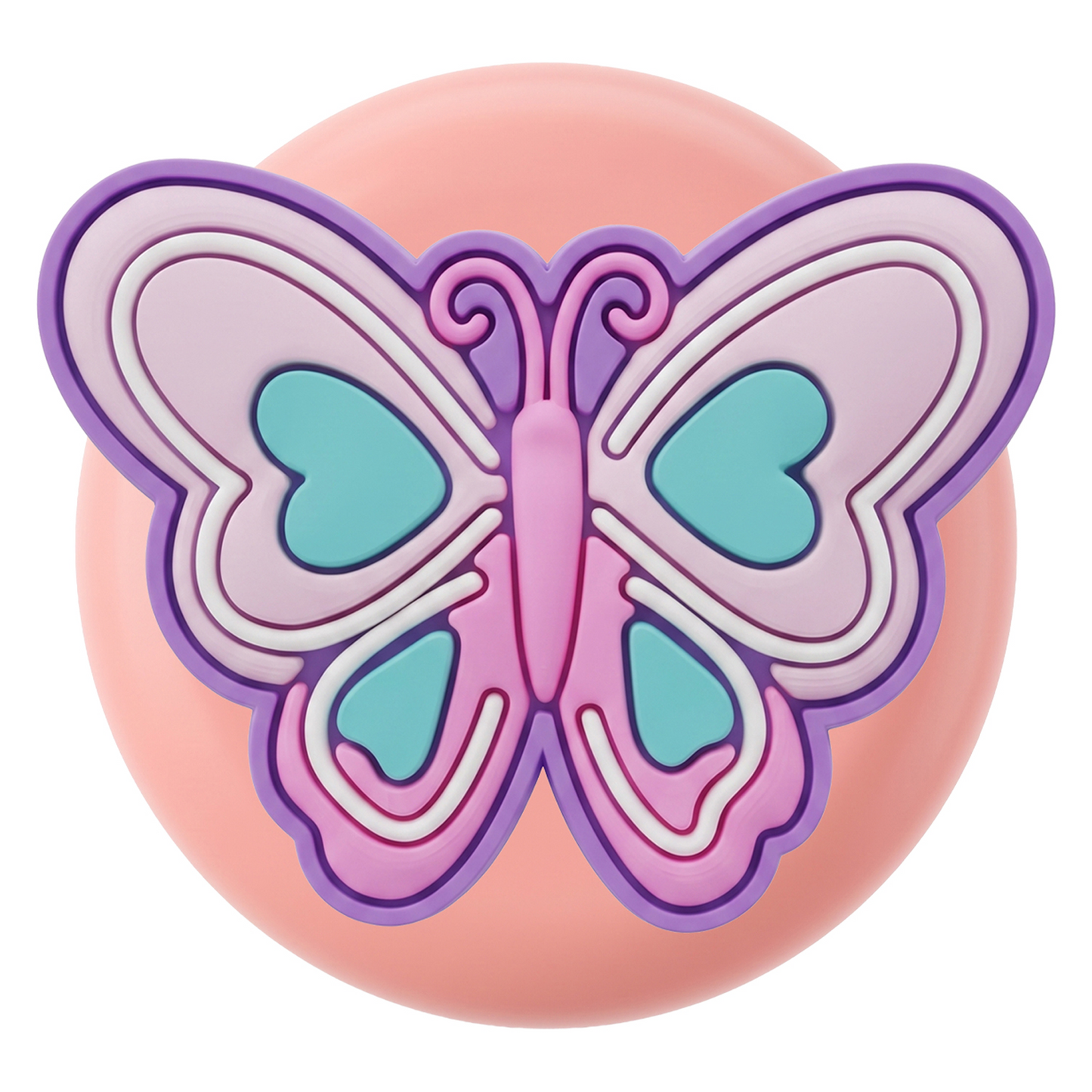 OEM Butterfly-fodral för Apple AirTag, Set om 3 stycken, Flerfärgad