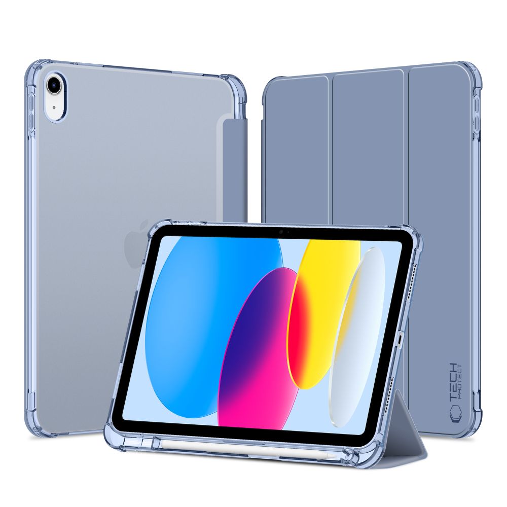 Fodral för Apple iPad (2025) / (2022), Tech-Protect, SC PEN, Blå