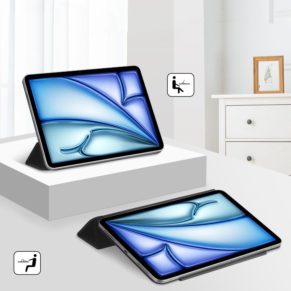 Fodral till Apple iPad iPad Air 11 (2024) / Air (2022) / Air (2020), Tech-Protect, SmartCase, Svart