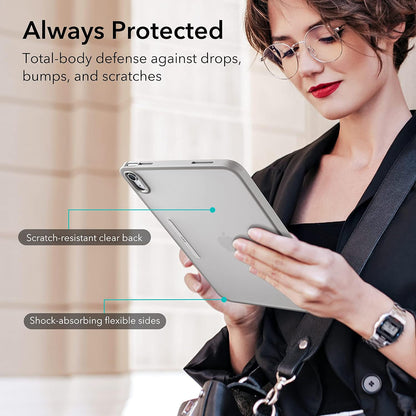Fodral för Apple iPad (2025) / (2022), ESR, Ascend Hybrid, Grå