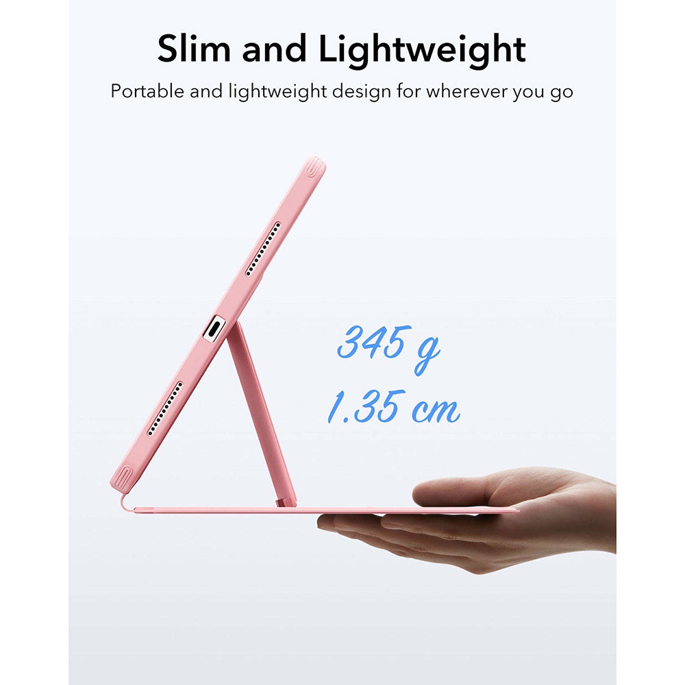 Fodral för Apple iPad (2025) / (2022), ESR, Flip Hybrid, Rosa
