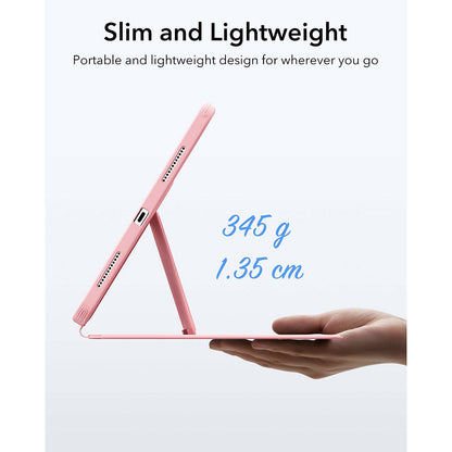 Fodral för Apple iPad (2025) / (2022), ESR, Flip Hybrid, Rosa
