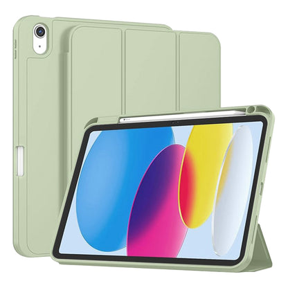 Fodral för Apple iPad (2025) / (2022), Techsuit, Flex Trifold, Grön Matcha