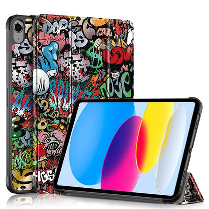 Fodral för Apple iPad (2025) / (2022), Techsuit, FoldPro Urban Vibe, Flerfärgad