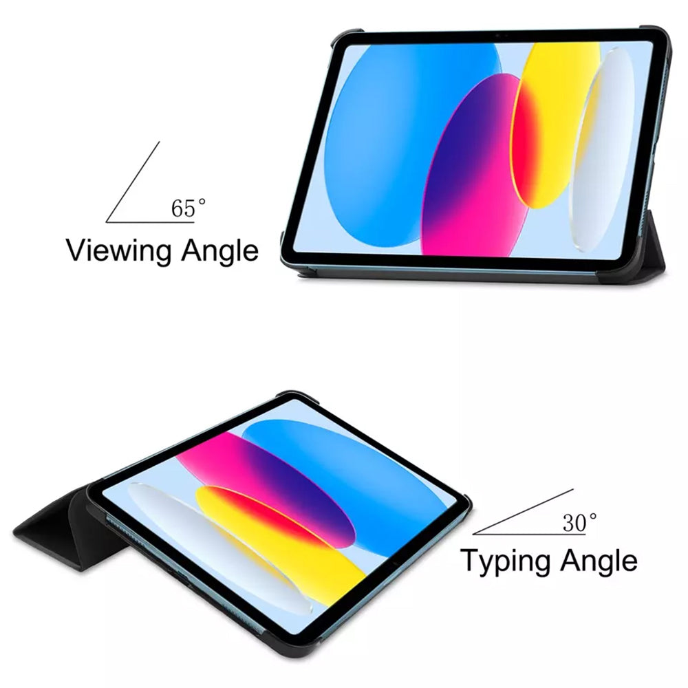 Fodral för Apple iPad (2025) / (2022), Techsuit, FoldPro Urban Vibe, Flerfärgad