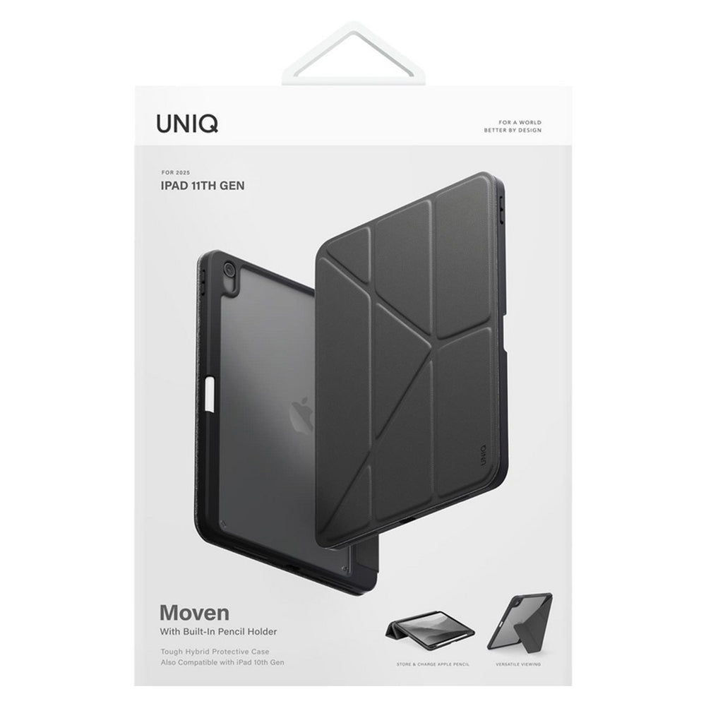 Fodral för Apple iPad (2025), UNIQ, Moven, Svart