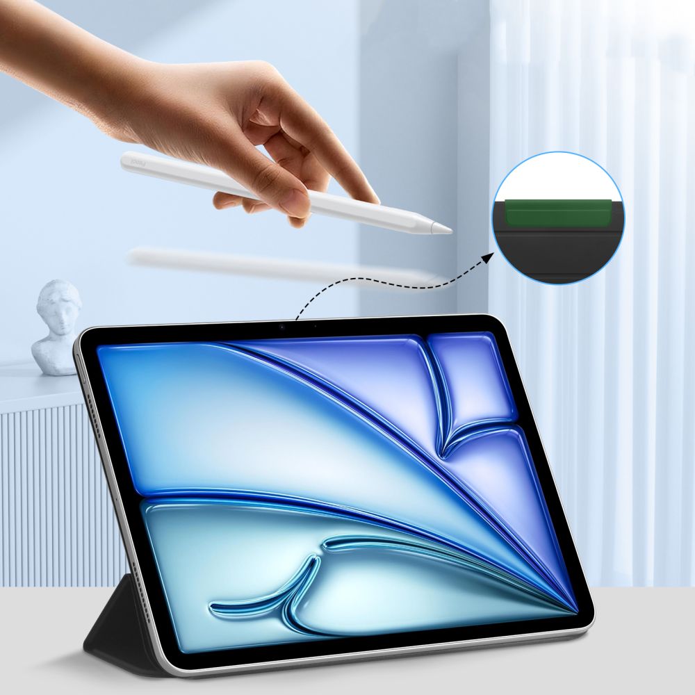 Fodral till Apple iPad iPad Air 11 (2024) / Air (2022) / Air (2020), Tech-Protect, SmartCase, Svart