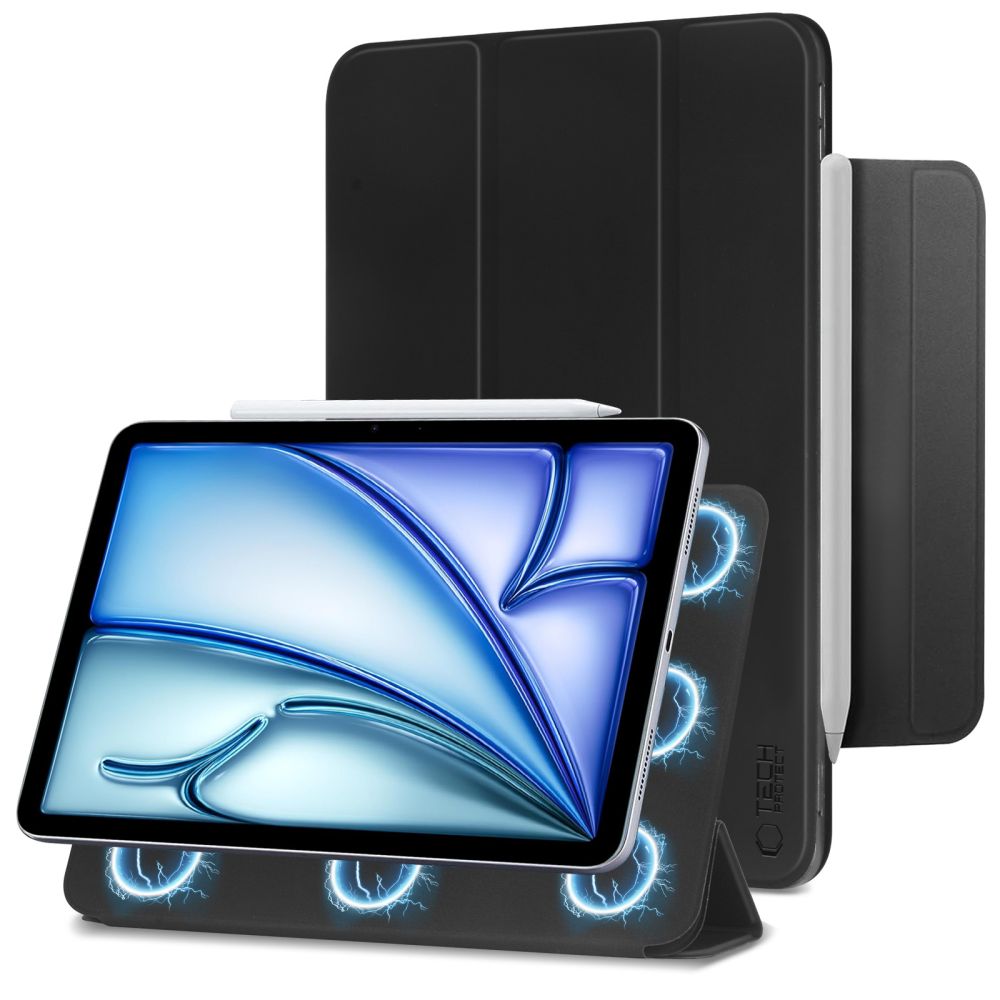 Fodral till Apple iPad iPad Air 11 (2024) / Air (2022) / Air (2020), Tech-Protect, SmartCase, Svart
