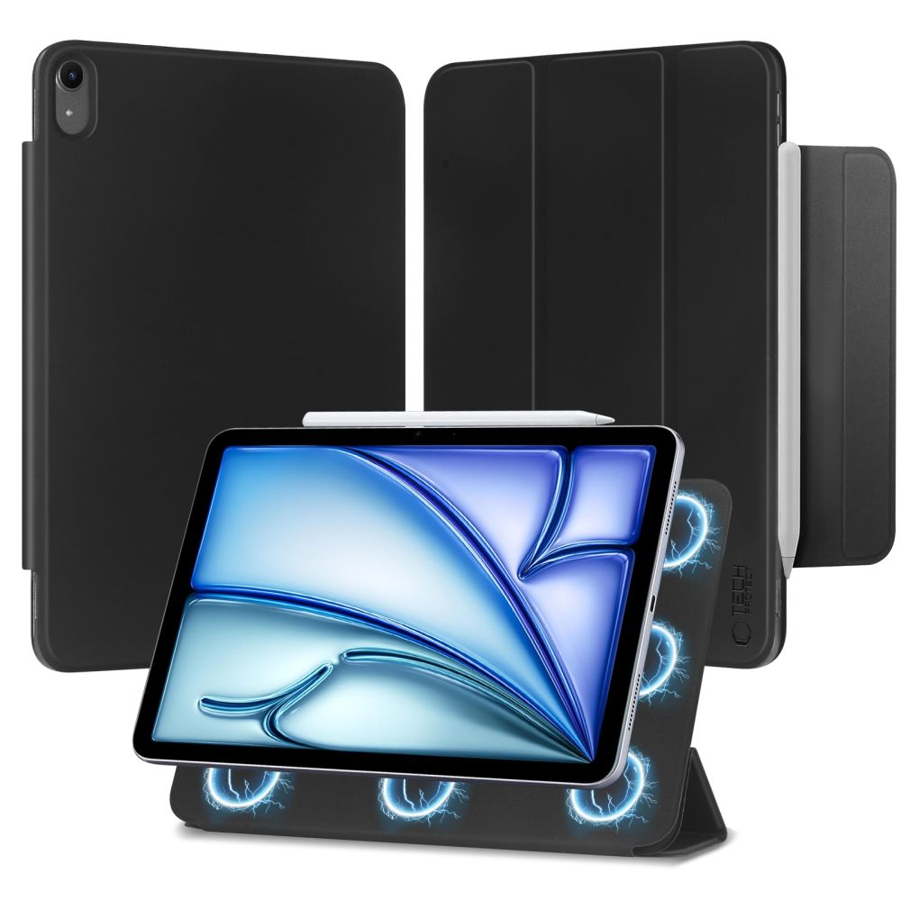 Fodral till Apple iPad iPad Air 11 (2024) / Air (2022) / Air (2020), Tech-Protect, SmartCase, Svart