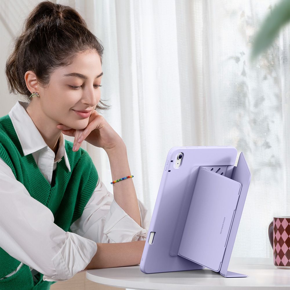 Fodral för Apple iPad Air 11 (2025) / Air 11 (2024) / Air (2022) / Air (2020), ESR, Flip Hybrid, Lila