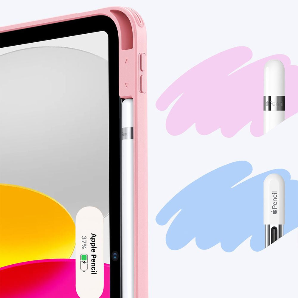 Fodral för Apple iPad (2025) / (2022), ESR, Flip Hybrid, Rosa