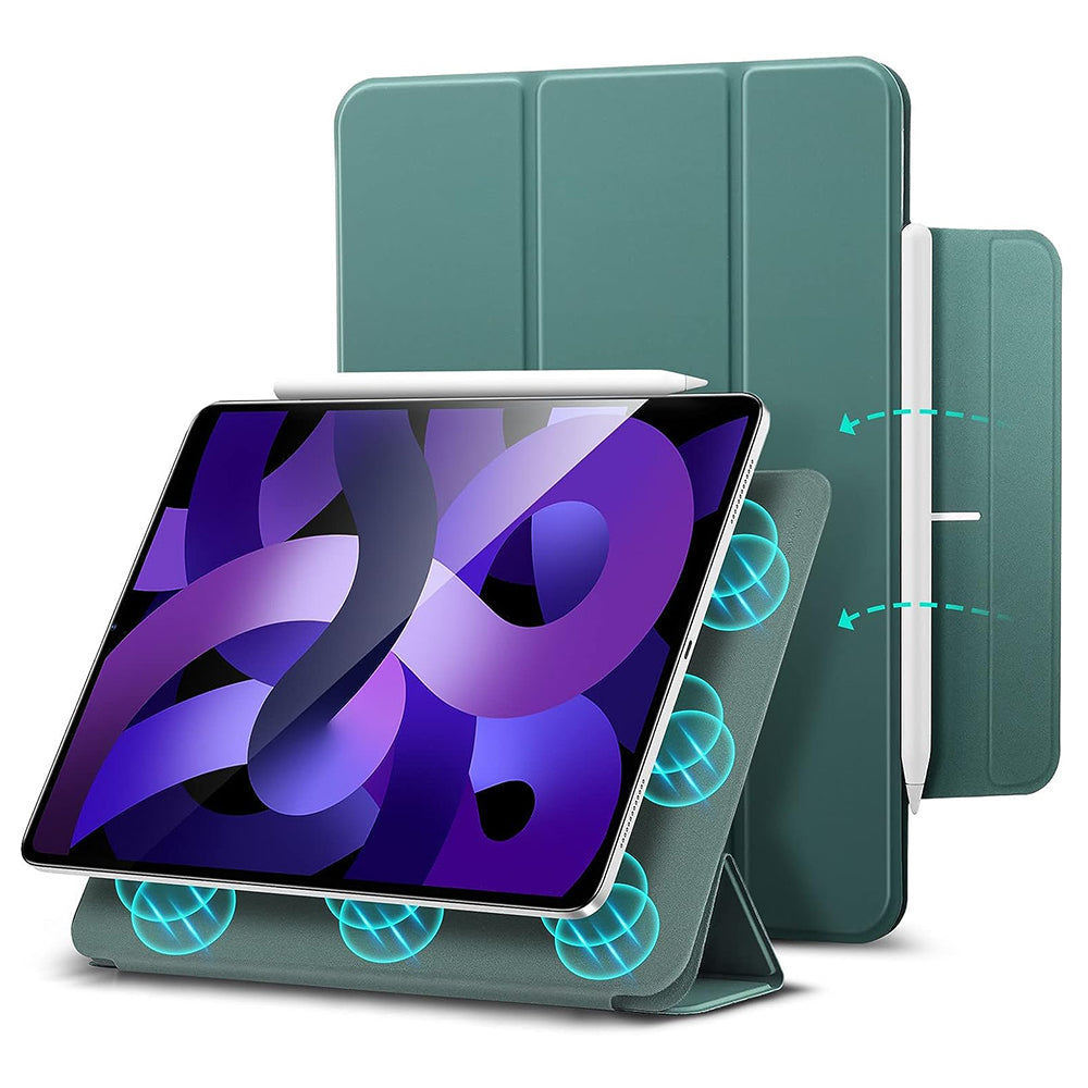 Fodral för Apple iPad Air 11 (2024) / Air (2022) / Air (2020) / Pro 11 (2018), ESR, Rebound, Satin Grön