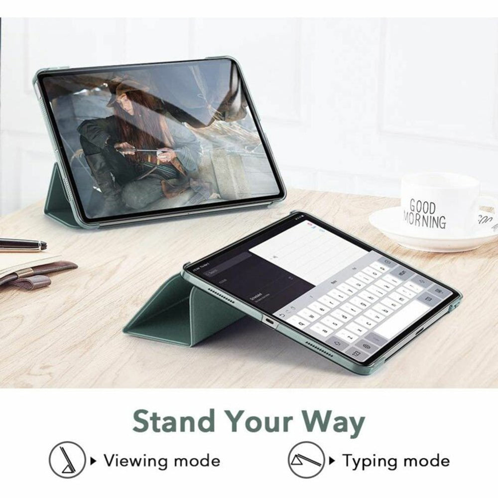 Fodral för Apple iPad Air 11 (2025) / Air 11 (2024) / Air (2022) / Air (2020), ESR, Ascend Trifold, Satin Grön