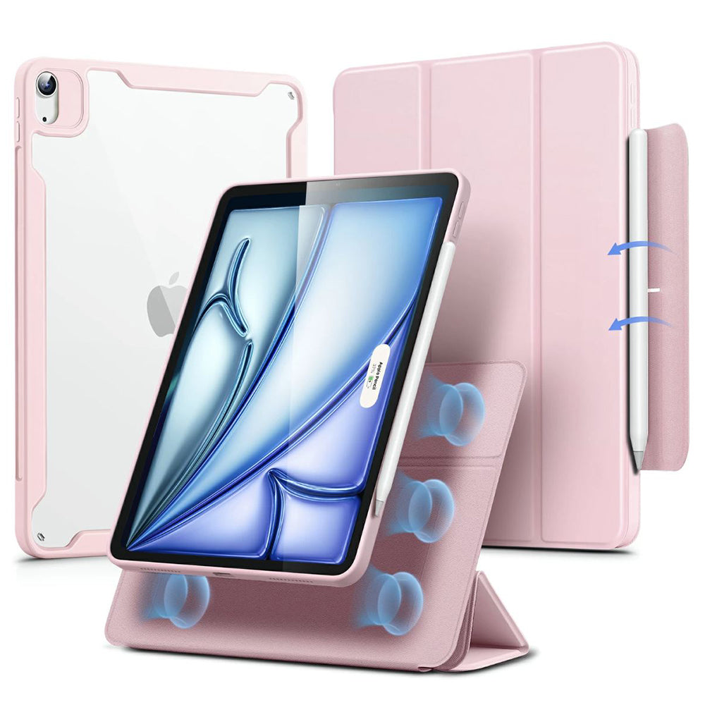 Fodral för Apple iPad Air 11 (2025) / Air 11 (2024) / Air (2022) / Air (2020), ESR, Rebound Hybrid, Rosa