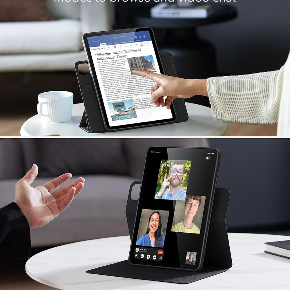 Fodral för Apple iPad Air 11 (2025) / Air 11 (2024) / Air (2022) / Air (2020), ESR, Rebound Hybrid, Rosa