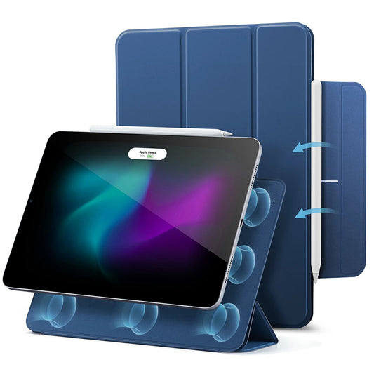 Fodral för Apple iPad Air 13 (2025) / Air 13 (2024) / Pro 12.9 (2022) / Pro 12.9 (2021) / Pro 12.9 (2020), ESR, Rebound, Marinblå