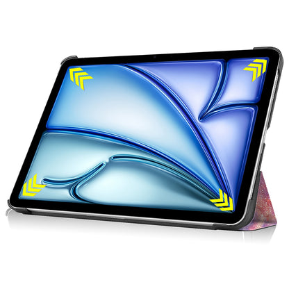 Fodral för Apple iPad Air 13 (2026) / Air 13 (2025) / Air 13 (2024), Techsuit, FoldPro Galaxy, Flerfärgad