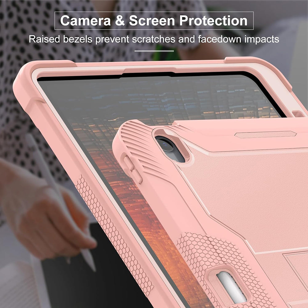 Fodral för Apple iPad Air 13 (2026) / Air 13 (2025) / Air 13 (2024), Techsuit, Rugged TabShell, Rosa