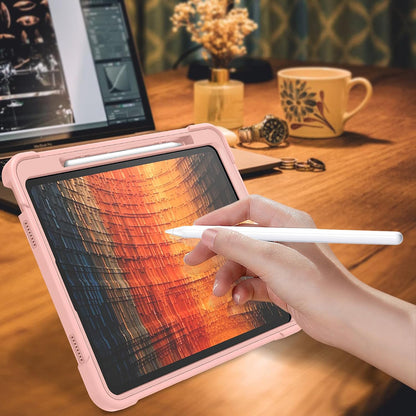 Fodral för Apple iPad Air 13 (2026) / Air 13 (2025) / Air 13 (2024), Techsuit, Rugged TabShell, Rosa