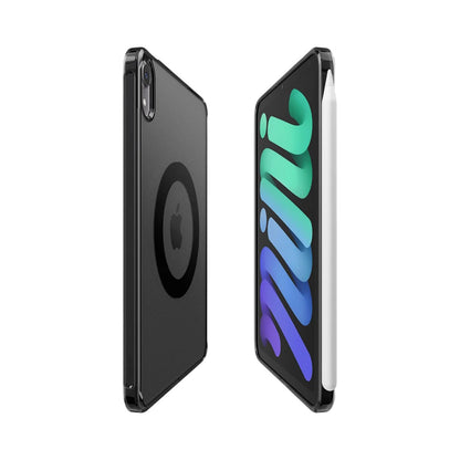 Fodral för Apple iPad mini 2024 / mini 2021, Spigen, Ultra Hybrid MagFit, Svart Satin ACS11624