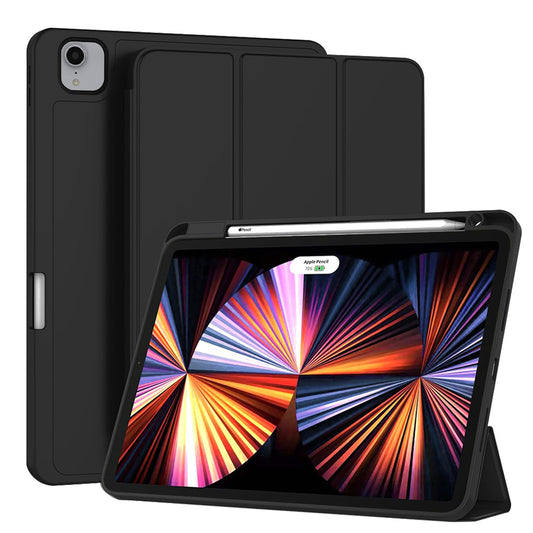 Fodral för Apple iPad Pro 11 (2022) / Pro 11 (2021) / Pro 11 (2020) / Pro 11 (2018), Techsuit, Flex Trifold, Svart