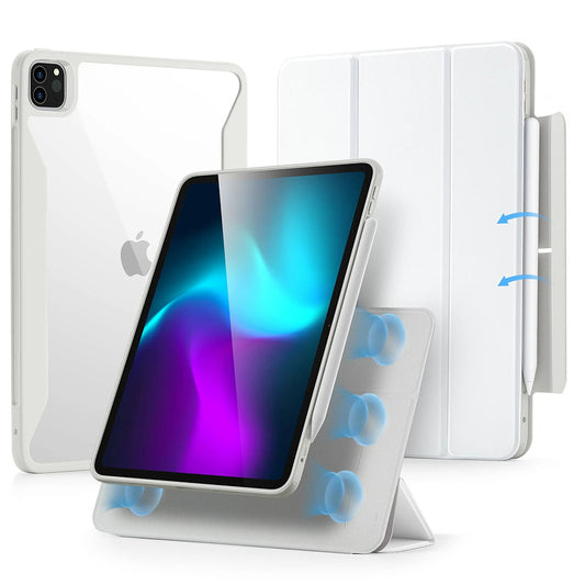 Fodral för Apple iPad Pro 11 (2024), ESR, Rebound Hybrid, Vit