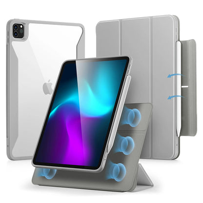 Fodral för Apple iPad Pro 11 (2024), ESR, Rebound Hybrid, Grå