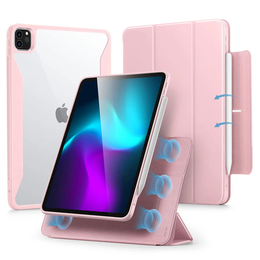 Fodral för Apple iPad Pro 11 (2024), ESR, Rebound Hybrid, Rosa
