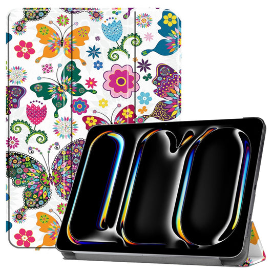 Fodral för Apple iPad Pro 11 (2024), Techsuit, FoldPro Butterfly, Flerfärgad
