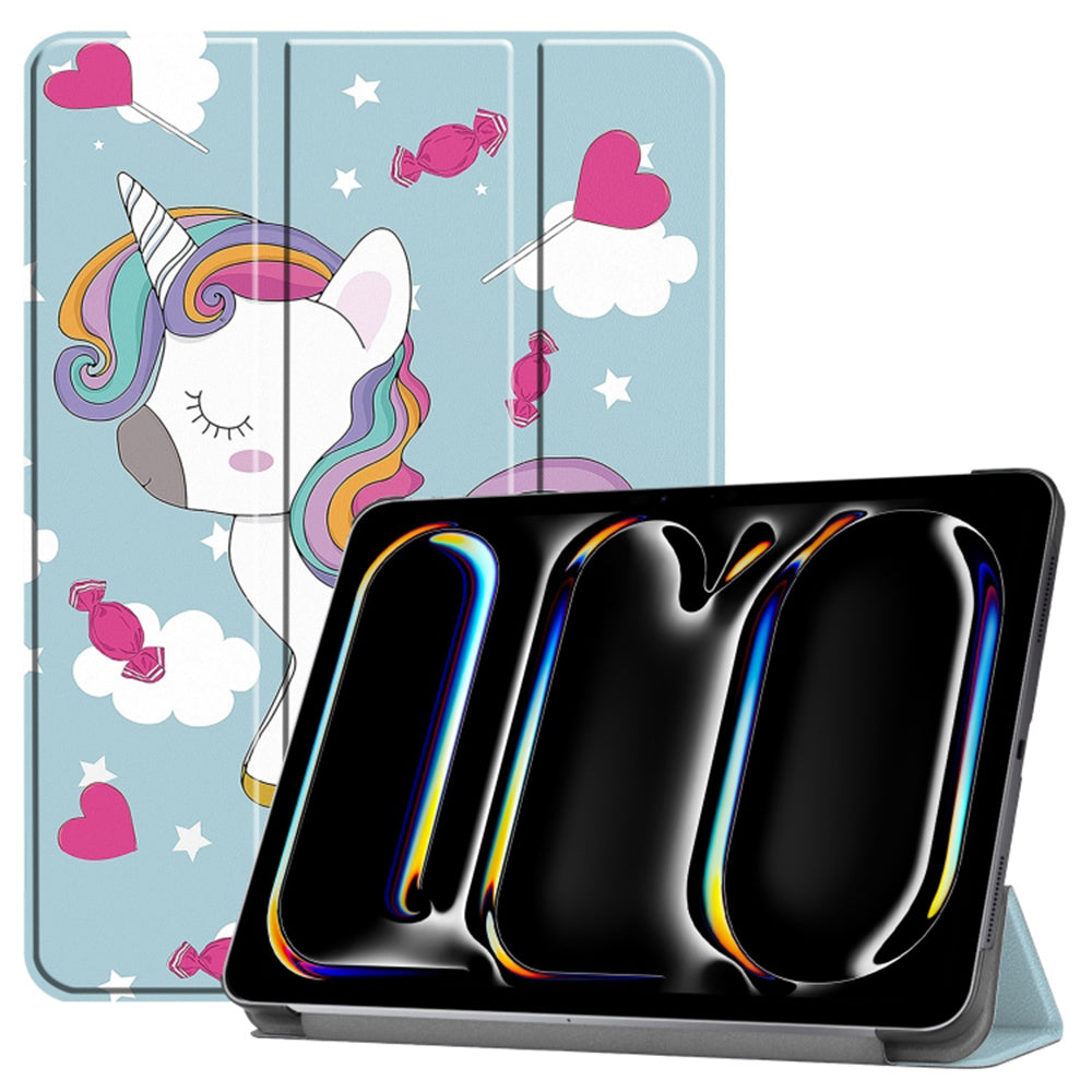Fodral för Apple iPad Pro 11 (2024), Techsuit, FoldPro Unicorn, Flerfärgad