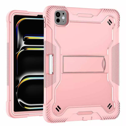 Fodral för Apple iPad Pro 11 (2024), Techsuit, Rugged TabShell, Rosa