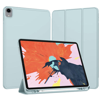 Fodral för Apple iPad Pro 12.9 (2022) / Pro 12.9 (2021) / Pro 12.9 (2020) / Pro 12.9 (2018), Techsuit, Flex Trifold, Blå