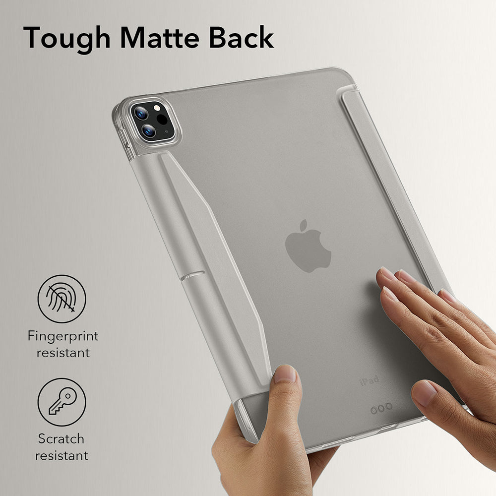 Fodral för Apple iPad Pro 13 (2024), ESR, Ascend Trifold, Grå