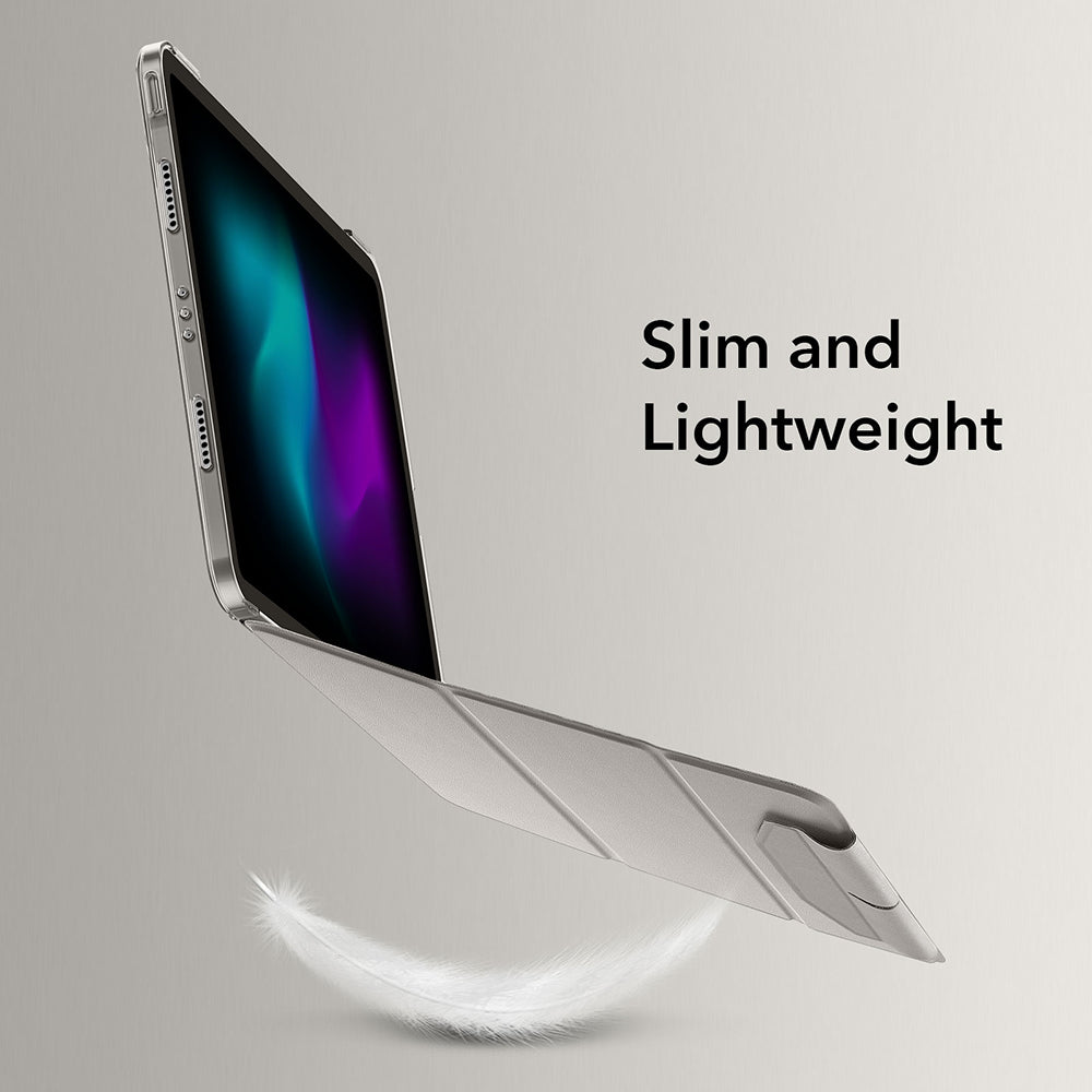 Fodral för Apple iPad Pro 13 (2024), ESR, Ascend Trifold, Grå