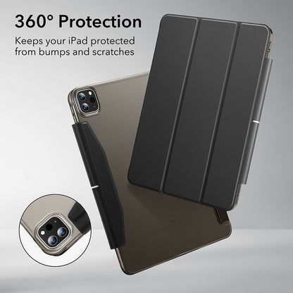 Fodral för Apple iPad Pro 13 (2024), ESR, Ascend Trifold, Satinsvart