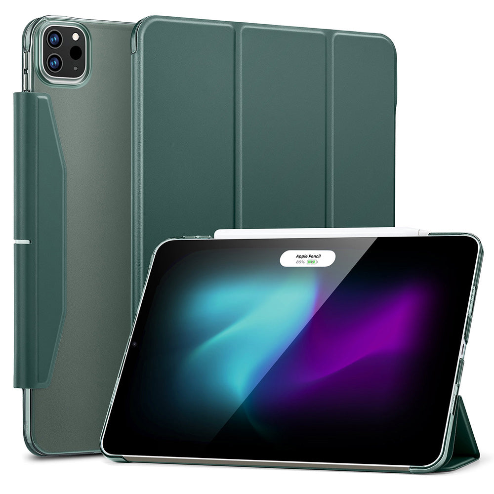 Fodral för Apple iPad Pro 13 (2024), ESR, Ascend Trifold, Satin Grön