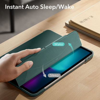 Fodral för Apple iPad Pro 13 (2024), ESR, Ascend Trifold, Satin Grön