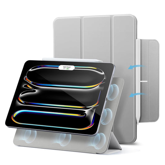 Fodral för Apple iPad Pro 13 (2024), ESR, Rebound, Grå