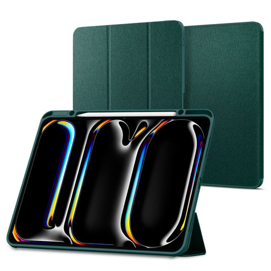 Fodral för Apple iPad Pro 13 (2024), Spigen, Urban Fit, Grön ACS07763