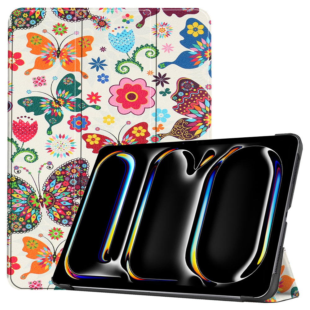 Fodral för Apple iPad Pro 13 (2024), Techsuit, FoldPro Butterfly, Flerfärgad