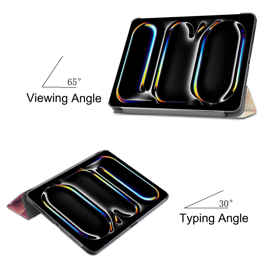 Fodral för Apple iPad Pro 13 (2024), Techsuit, FoldPro Galaxy, Flerfärgad