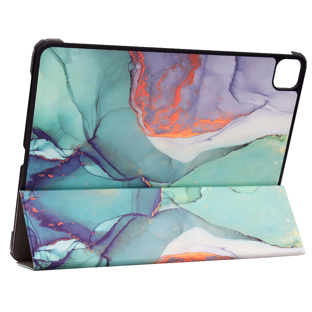 Fodral för Apple iPad Pro 13 (2024), Techsuit, FoldPro Green Time, Flerfärgad