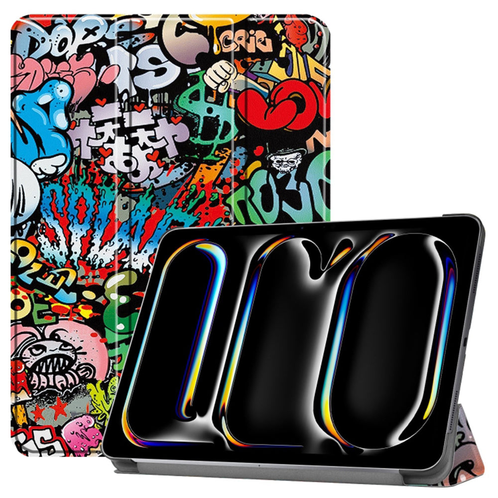 Fodral för Apple iPad Pro 13 (2024), Techsuit, FoldPro Urban Vibe, Flerfärgad