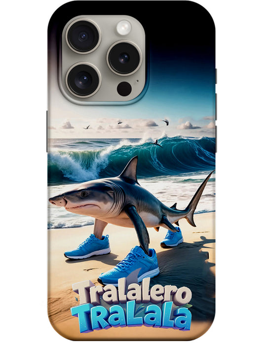 Fodral för Apple iPhone 14 Pro, Perfect Case, Italian Brainrot Tralalero TraLaLa, Flerfärgad